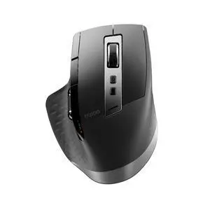 Rapoo MT750 Plus Ergonomic Wireless Mouse, Bluetooth 5.0 + 2.4GHz Multi-Device, Upgraded with M+ Cross-Computer Feature, On-Board Memory, USB-C Charging, Receiver Slot, Crisp Clicks, 90-Day Bat Rapoo MT750 Plus Ergonomic Wireless Mouse, Bluetooth 5.0 + 2.4GHz Multi-Device, Upgraded with M+ Cross-Computer Feature, On-Board Memory, USB-C Charging, Receiver Slot, Crisp Clicks, 90-Day Bat