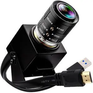 IFWATER 4K 60fps High Speed Camera USB3.0 & HDMI Dual Simultaneous Output 3X Manual CS-Mount Varifocal Lens with 2X Digital Zoom H.264 Security Camera for Computers TVs Projectors Video Conferences IFWATER 4K 60fps High Speed Camera USB3.0 & HDMI Dual Simultaneous Output 3X Manual CS-Mount Varifocal Lens with 2X Digital Zoom H.264 Security Camera for Computers TVs Projectors Video Conferences
