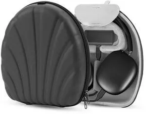 Geekria PRO Hard Shell Headphones Case for Apple AirPods Max 2 & AirPods Max, ABS Shell with Soft Lining, Charging-Ready (Power Bank Not Included) (Black) Geekria PRO Hard Shell Headphones Case for Apple AirPods Max 2 & AirPods Max, ABS Shell with Soft Lining, Charging-Ready (Power Bank Not Included) (Black)
