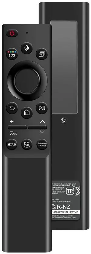 BN59-01357A Solar Voice Remote Replacement for Samsung TV Remote with Rechargeable Solar Cell Compatible with Samsung Neo QLED S90D Crystal UHD Series 2023 BN59-01357A Solar Voice Remote Replacement for Samsung TV Remote with Rechargeable Solar Cell Compatible with Samsung Neo QLED S90D Crystal UHD Series 2023