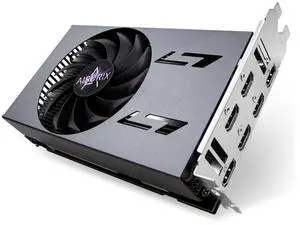 Kelinx Aisurix RX 580 8GB GDDR5 GPU 6X HDMI Graphics Card, 6 Independent Display Multi-Monitor Setup, 256-bit DDR5 Video Card for Computer PC ITX Single Slot PCI Express Kelinx Aisurix RX 580 8GB GDDR5 GPU 6X HDMI Graphics Card, 6 Independent Display Multi-Monitor Setup, 256-bit DDR5 Video Card for Computer PC ITX Single Slot PCI Express