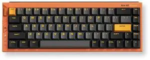 MCHOSE Ace 68 Turbo Hall Effect Gaming Keyboard, 65% CNC Aluminum, Rapid Trigger, 16K/8K Polling, Adjustable Actuation, RGB USB-C Orange MCHOSE Ace 68 Turbo Hall Effect Gaming Keyboard, 65% CNC Aluminum, Rapid Trigger, 16K/8K Polling, Adjustable Actuation, RGB USB-C Orange