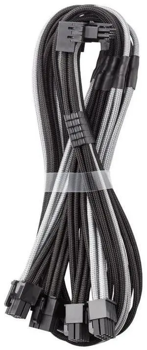 CableMod RT-Series Pro ModFlex Sleeved 12V-2x6 12VHPWR 90 StealthSense PCIe Cable for ASUS/Seasonic/Phanteks (Variant A, Black + Silver) CableMod RT-Series Pro ModFlex Sleeved 12V-2x6 12VHPWR 90 StealthSense PCIe Cable for ASUS/Seasonic/Phanteks (Variant A, Black + Silver)