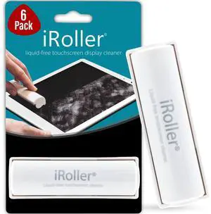 Phone Screen Cleaner by iRoller - Pack of 6 - No Need for Spray or Wipes, Liquid Free - Reusable & Washable -Portable iPad Screen Cleaner for Touchscreen- Ideal for Smartphone, Macbook, Monitor - 3.5" Phone Screen Cleaner by iRoller - Pack of 6 - No Need for Spray or Wipes, Liquid Free - Reusable & Washable -Portable iPad Screen Cleaner for Touchscreen- Ideal for Smartphone, Macbook, Monitor - 3.5"