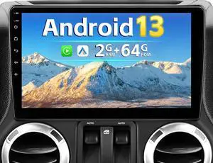 Car Radio Stereo Upgrade for Jeep Wrangler JK 2007-2018 Dodge Ram 1500 2009-2012 with CarPlay Android Auto, Bluetooth, Backup Camera Car Radio Stereo Upgrade for Jeep Wrangler JK 2007-2018 Dodge Ram 1500 2009-2012 with CarPlay Android Auto, Bluetooth, Backup Camera