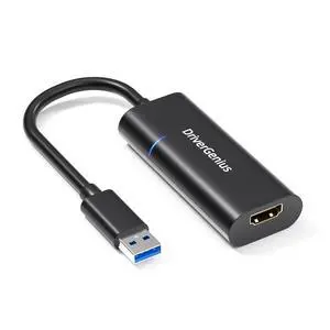 Fly Kan USB 3.0 to HDMI Video Adapter,USB Type-A to HDMI Converter with Indicator for Monitor,1080p/60Hz - External Graphics Video Display Card for Windows 11 and macOS,Slim and Lightweight Design Fly Kan USB 3.0 to HDMI Video Adapter,USB Type-A to HDMI Converter with Indicator for Monitor,1080p/60Hz - External Graphics Video Display Card for Windows 11 and macOS,Slim and Lightweight Design