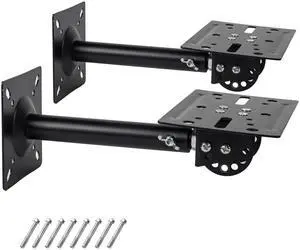 Nbguigdstr Heavy Duty Speaker Wall, Ceiling, or Shelf Mounts Support up to 80lb ^^ Speaker Brackets Holders and Stand Mount ^^ Adjustable Swivel & Tilt (2 Packs,Black) Nbguigdstr Heavy Duty Speaker Wall, Ceiling, or Shelf Mounts Support up to 80lb ^^ Speaker Brackets Holders and Stand Mount ^^ Adjustable Swivel & Tilt (2 Packs,Black)