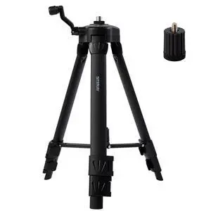SITERAY 39 Inch Portable Tripod, Lightweight Adjustable Stand with Horizontal Bubble Level, 1/4"-20 & 5/8" Thread Mount for Tools, Cameras, Projectors,DIY, Lighting and Home Use SITERAY 39 Inch Portable Tripod, Lightweight Adjustable Stand with Horizontal Bubble Level, 1/4"-20 & 5/8" Thread Mount for Tools, Cameras, Projectors,DIY, Lighting and Home Use