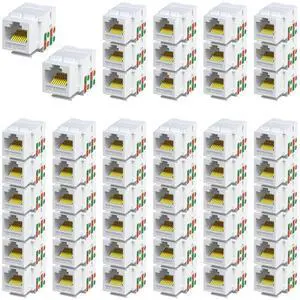 Enmane Cat6 RJ45 Keystone Jack Keystone Jack 90 Angled Ethernet Punch Down Keystone Modules 50pack Enmane Cat6 RJ45 Keystone Jack Keystone Jack 90 Angled Ethernet Punch Down Keystone Modules 50pack