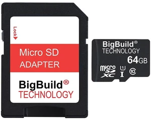 BigBuild Technology 64GB Ultra Fast 80MB/s Micro SDXC Memory Card for Samsung Galaxy A04, A04e, A04s Cell Phone BigBuild Technology 64GB Ultra Fast 80MB/s Micro SDXC Memory Card for Samsung Galaxy A04, A04e, A04s Cell Phone