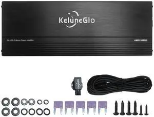 KG AMPX1100D Class D Car Amplifier, 4 Ohm,MAX 3000W,1 Channel,Powerful Bass, Specifically Built for Car Audio System Upgrade KG AMPX1100D Class D Car Amplifier, 4 Ohm,MAX 3000W,1 Channel,Powerful Bass, Specifically Built for Car Audio System Upgrade