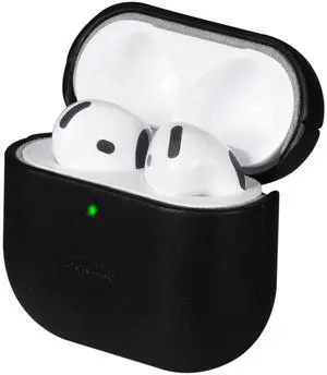 Belemay for AirPods 4 Case, Compatible with MagSafe, Luxury Full-Grain Vegetable-Tanned Smooth Leather, Unique Patina, Comfort Grip, Compatible with AirPods 4th Generation Case (2024) (USB-C), Black Belemay for AirPods 4 Case, Compatible with MagSafe, Luxury Full-Grain Vegetable-Tanned Smooth Leather, Unique Patina, Comfort Grip, Compatible with AirPods 4th Generation Case (2024) (USB-C), Black