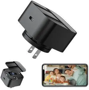 LIZVIE Hidden Camera Charger, 170 Wide Angle 1080p Night Vision/Motion Detection/Free App Remote Control/SD Storage/2.4G WiFi/Nanny Cam Hidden Camera for Home Security Indoor. LIZVIE Hidden Camera Charger, 170 Wide Angle 1080p Night Vision/Motion Detection/Free App Remote Control/SD Storage/2.4G WiFi/Nanny Cam Hidden Camera for Home Security Indoor.