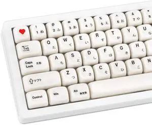 COOMICKEY White Keycaps - MOA Profile Japanese Custom Keycap Set, Minimalist White Mac Style 134 Keys, Cute Ceramic Textured Keycaps for MX Switches Mechanical Keyboard COOMICKEY White Keycaps - MOA Profile Japanese Custom Keycap Set, Minimalist White Mac Style 134 Keys, Cute Ceramic Textured Keycaps for MX Switches Mechanical Keyboard