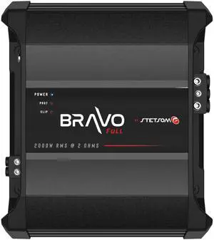 Stetsom Bravo Full 2000 2 Ohms Mono Car Amplifier, 2000.1 2K Watts RMS, 2 Stable Car Audio, HD Sound Quality, Crossover & Bass Boost, Car Stereo Speaker Subwoofer MD, Smart Coolers Stetsom Bravo Full 2000 2 Ohms Mono Car Amplifier, 2000.1 2K Watts RMS, 2 Stable Car Audio, HD Sound Quality, Crossover & Bass Boost, Car Stereo Speaker Subwoofer MD, Smart Coolers