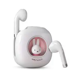 MIPOW Next-Gen x Miffy Wireless Earbuds, BT5.3 36H Playtime AI ENC Noise Cancelling IPX7, Bluetooth Sport Earphones with Charging Case, Bunny Design Pastel Pink - Gift for Father's Day MIPOW Next-Gen x Miffy Wireless Earbuds, BT5.3 36H Playtime AI ENC Noise Cancelling IPX7, Bluetooth Sport Earphones with Charging Case, Bunny Design Pastel Pink - Gift for Father's Day