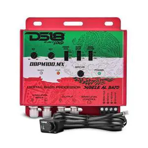 DS18 DBPM100.MX Digital Bass Processor, 2 Channel Preamp Input/Output, Subsonic Filter, Digital Bass Restoration, Bass Booster, Remote Level Control w/Clip LED, Fully Adjustable Bass Processor DS18 DBPM100.MX Digital Bass Processor, 2 Channel Preamp Input/Output, Subsonic Filter, Digital Bass Restoration, Bass Booster, Remote Level Control w/Clip LED, Fully Adjustable Bass Processor