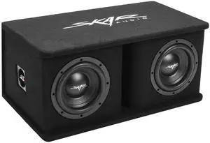 Skar Audio Dual 8" 1400W Loaded SDR Series Vented Subwoofer Enclosure ^^ SDR-2X8D4 Skar Audio Dual 8" 1400W Loaded SDR Series Vented Subwoofer Enclosure ^^ SDR-2X8D4