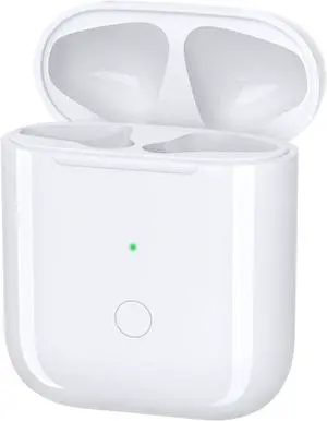 Charging Case for AirPods 1st and 2nd Generation, Replacement and Built-in 450 mAh Battery, Support Wireless & Wired -No Earbuds (Case case-1) Charging Case for AirPods 1st and 2nd Generation, Replacement and Built-in 450 mAh Battery, Support Wireless & Wired -No Earbuds (Case case-1)