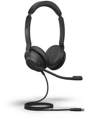 Jabra Evolve2 30 MS Wired Headset, USB-C, Stereo, Black Lightweight, Portable Telephone Headset with 2 Built-in Microphones Work Headset with Superior Audio and Reliable Comfort Jabra Evolve2 30 MS Wired Headset, USB-C, Stereo, Black Lightweight, Portable Telephone Headset with 2 Built-in Microphones Work Headset with Superior Audio and Reliable Comfort