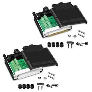 ANMBEST Thinner DB37 Solderless RS232 D-SUB Serial to 37-pin Port Terminal Adapter Connector Breakout Board with Case Long Bolts Tail Pipe (Male + Female) ANMBEST Thinner DB37 Solderless RS232 D-SUB Serial to 37-pin Port Terminal Adapter Connector Breakout Board with Case Long Bolts Tail Pipe (Male + Female)