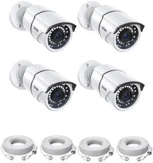 ZOSI 4PK 5MP Add-on POE Security Camera with Ethernet Cables, Outdoor Bullet Camera with 120ft Night Vision, IP66 Weatherproof, Only Compatible ZOSI PoE NVR Recorder(Model:ZR08SN,ZR08HN,ZR16SK,ZR16HK) ZOSI 4PK 5MP Add-on POE Security Camera with Ethernet Cables, Outdoor Bullet Camera with 120ft Night Vision, IP66 Weatherproof, Only Compatible ZOSI PoE NVR Recorder(Model:ZR08SN,ZR08HN,ZR16SK,ZR16HK)