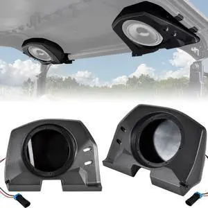 SAUTVS Rear Roof Speakers Pods Enclosures Holders with Brackets for Polaris General 1000/4 1000/XP 1000/XP4 1000 2020-2026 Accessories (Support 6.5" Speakers, One Pair, Replace #2637784, 2637785) SAUTVS Rear Roof Speakers Pods Enclosures Holders with Brackets for Polaris General 1000/4 1000/XP 1000/XP4 1000 2020-2026 Accessories (Support 6.5" Speakers, One Pair, Replace #2637784, 2637785)