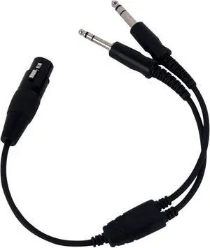 JUYODE Airbus 5-Pin XLR Headset to GA Dual Plugs General Aviation Headsets Adapter (3/16" Mic Plug (PJ-068) and 1/4" (PJ-055) Speaker Plug) Aircraft Airplane Pilot Headphones Connector (9-Airbus-GA) JUYODE Airbus 5-Pin XLR Headset to GA Dual Plugs General Aviation Headsets Adapter (3/16" Mic Plug (PJ-068) and 1/4" (PJ-055) Speaker Plug) Aircraft Airplane Pilot Headphones Connector (9-Airbus-GA)