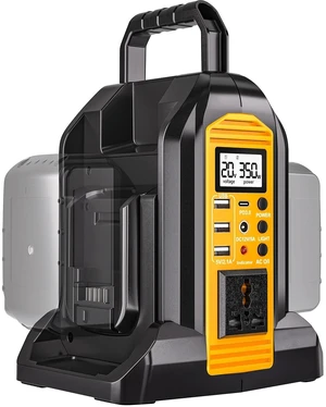 DTEZTECH 350W Power Inverter for Dewalt 20V Batteries DTEZTECH 350W Power Inverter for Dewalt 20V Batteries