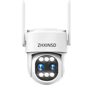 ZHXINSD Dual Lens 4MP PTZ Wireless Security Camera ZHXINSD Dual Lens 4MP PTZ Wireless Security Camera