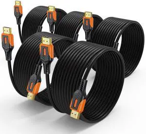 MOSIMLI 4K HDMI 2.0 Cable, 15FT, 5-Pack, 18Gbps, CL3 MOSIMLI 4K HDMI 2.0 Cable, 15FT, 5-Pack, 18Gbps, CL3