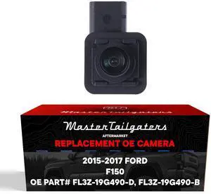 Master Tailgaters Replacement for Ford F150 (2015-2017) Backup Camera OE Part # FL3Z-19G490-D, FL3Z-19G490-B Master Tailgaters Replacement for Ford F150 (2015-2017) Backup Camera OE Part # FL3Z-19G490-D, FL3Z-19G490-B
