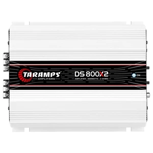 Taramps DS 800x2 2 Channels 800 watts RMS, FULL RANGE 2 Ohms, Car Audio Amplifier Multichannel Class D Crossover HIGH/LOW PASS. Taramps DS 800x2 2 Channels 800 watts RMS, FULL RANGE 2 Ohms, Car Audio Amplifier Multichannel Class D Crossover HIGH/LOW PASS.