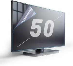 TYRHMY 50 Inch Anti Glare TV Screen Film,Out Blue Light, Anti Glare Relieve Eye Strain, Frosted Surface Optimising Glare on TV Screens TYRHMY 50 Inch Anti Glare TV Screen Film,Out Blue Light, Anti Glare Relieve Eye Strain, Frosted Surface Optimising Glare on TV Screens