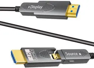 10ft 4K HDMI Cable, Fiber Optic HDMI Cable, Micro HDMI to HDMI, Detachable Type A+Type D,18Gbps Ultra Speed, 4K 60Hz,Slim Flexible, Long Extended HMDI Cable, DVI to HDMI 10ft 4K HDMI Cable, Fiber Optic HDMI Cable, Micro HDMI to HDMI, Detachable Type A+Type D,18Gbps Ultra Speed, 4K 60Hz,Slim Flexible, Long Extended HMDI Cable, DVI to HDMI