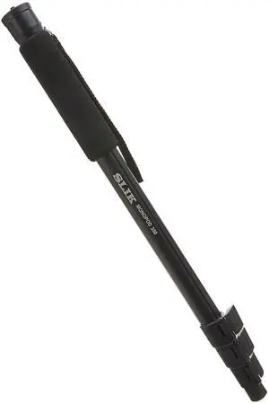 SLIK Monopod 350 Black Anodized Aluminum Construction 62" Tall (618-350) - Folds Down to 20", Weighs 11oz, Supports 11lbs, Soft Foam Wrapped Grip, Lever Locks SLIK Monopod 350 Black Anodized Aluminum Construction 62" Tall (618-350) - Folds Down to 20", Weighs 11oz, Supports 11lbs, Soft Foam Wrapped Grip, Lever Locks