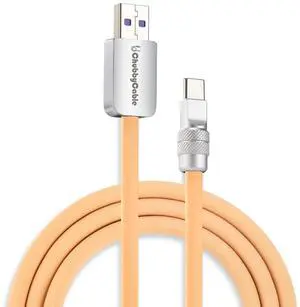 chubbycable Chubby 2.0 USB C 120W Fast Charging Cable Silicone Soft Durable USB C Cable Extra Thick Charger Cord Compatible with iPhone 17-15 Series iPad, Desert, USB-A to Type-C, 13.1FT chubbycable Chubby 2.0 USB C 120W Fast Charging Cable Silicone Soft Durable USB C Cable Extra Thick Charger Cord Compatible with iPhone 17-15 Series iPad, Desert, USB-A to Type-C, 13.1FT