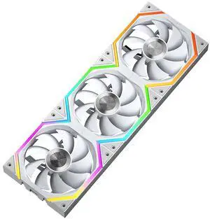Jungle Leopard Galaxy 120mm PC Case Fan, ARGB and PWM Cooling Fans PC, Axle Core Double Ring CD Pattern Module Computer Fans, Daisy-Chain 5V RGB Fan (White 3 Pack) Jungle Leopard Galaxy 120mm PC Case Fan, ARGB and PWM Cooling Fans PC, Axle Core Double Ring CD Pattern Module Computer Fans, Daisy-Chain 5V RGB Fan (White 3 Pack)