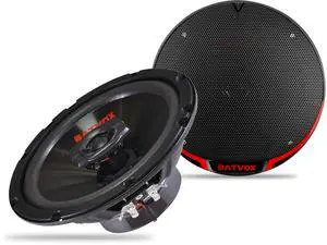 BATVOX CS651 250 Watts 6.5 Inch 2 Ways 4 Ohm Impedance and Piezo Tweeter for Premium Car Audio Coaxial Car Speakers, Car Stereo Sound System with Removable Grill (2 Speakers) BATVOX CS651 250 Watts 6.5 Inch 2 Ways 4 Ohm Impedance and Piezo Tweeter for Premium Car Audio Coaxial Car Speakers, Car Stereo Sound System with Removable Grill (2 Speakers)