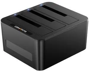 CENMATE 3 Bay Hard Drive Enclosure for 2.5/3.5" SATA HDD/SSD with USB A/C 3.0, Hard Drive Enclosure Support Hot Swappable, Tool-Free HDD Enclosure CENMATE 3 Bay Hard Drive Enclosure for 2.5/3.5" SATA HDD/SSD with USB A/C 3.0, Hard Drive Enclosure Support Hot Swappable, Tool-Free HDD Enclosure
