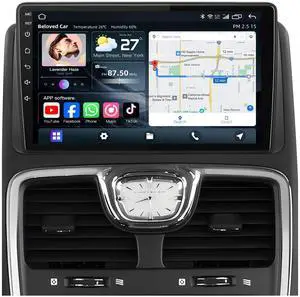 Car Radio for Dodge Grand Caravan 2011-2020: Car Stereo with Wireless CarPlay Android Auto 9 Inch 1280 * 800 HD Touchscreen BT5.0 5G WiFi FM HiFi GPS Backup Camera Car Radio for Dodge Grand Caravan 2011-2020: Car Stereo with Wireless CarPlay Android Auto 9 Inch 1280 * 800 HD Touchscreen BT5.0 5G WiFi FM HiFi GPS Backup Camera