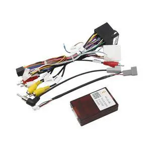 Fits for Hyundai IX35 Tucson 2 Kia Sportage Sorento Azera with Factory Amplifier Backup Camera Car Radio Stereo Retrofit Wiring Harness Adapter Fits for Hyundai IX35 Tucson 2 Kia Sportage Sorento Azera with Factory Amplifier Backup Camera Car Radio Stereo Retrofit Wiring Harness Adapter