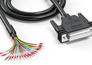 JUXINICE DB25 Female Connector to Bare Wire 10-Foot 24AWG, DB25 Extension Cable All 25 Wires Equipped with Marker Terminal Blocks D-SUB 25 Pin Cable to Bare Wire JUXINICE DB25 Female Connector to Bare Wire 10-Foot 24AWG, DB25 Extension Cable All 25 Wires Equipped with Marker Terminal Blocks D-SUB 25 Pin Cable to Bare Wire