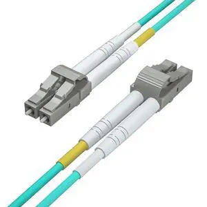 10 Pack OM3 LC to LC Fiber Patch Cable, 0.5m 10GB Multimode Fiber Jumper, Duplex LC/UPC MMF 50/125um, LSZH, Green, for SFP Transceiver, Router, 0.5 Meter(1.64ft) 10 Pack OM3 LC to LC Fiber Patch Cable, 0.5m 10GB Multimode Fiber Jumper, Duplex LC/UPC MMF 50/125um, LSZH, Green, for SFP Transceiver, Router, 0.5 Meter(1.64ft)
