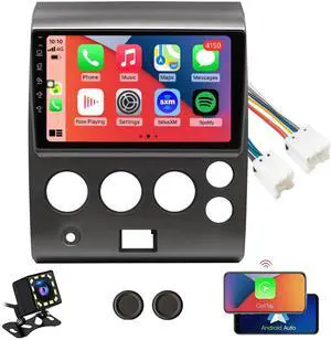 QLED Screen 8-Core Radio for Nissan Titan 2004 2005 2006 2007,CarPlay Android Auto Ready,Steering Wheel Control,Free Back Camera QLED Screen 8-Core Radio for Nissan Titan 2004 2005 2006 2007,CarPlay Android Auto Ready,Steering Wheel Control,Free Back Camera
