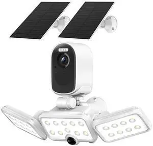 Solar Powered Camera with Light Solar Powered Camera with Light