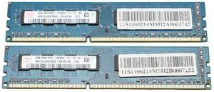 2x4GB (8GB Total) HYNIX HMT351U6CFR8C-PB 4GB PC3-12800U Desktop Memory 2x4GB (8GB Total) HYNIX HMT351U6CFR8C-PB 4GB PC3-12800U Desktop Memory
