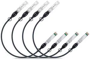 ipolex 10G SFP+ Twinax Cable, Direct Attach Copper(DAC) Passive Cable, 0.3m (0.98ft), for Cisco SFP-H10GB-CU0.3M, Meraki, Ubiquiti UC-DAC-SFP+, Mikrotik, Intel, Netgear, D-Link and More, 4 Pac ipolex 10G SFP+ Twinax Cable, Direct Attach Copper(DAC) Passive Cable, 0.3m (0.98ft), for Cisco SFP-H10GB-CU0.3M, Meraki, Ubiquiti UC-DAC-SFP+, Mikrotik, Intel, Netgear, D-Link and More, 4 Pac