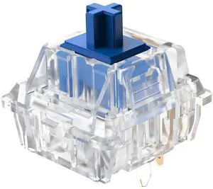 DUROCK Silent Linear Switches, Classic Blue Stem 5 Pins Silent Linear Switch, Pre-lubed MX Silent Keyboard Switches Dolphin 62g, 90pcs DUROCK Silent Linear Switches, Classic Blue Stem 5 Pins Silent Linear Switch, Pre-lubed MX Silent Keyboard Switches Dolphin 62g, 90pcs