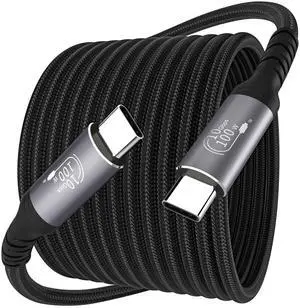 USB C Cable 30FT, USB C 3.1 Gen 2X2 Cable, 4K60Hz Monitor Video Output, 10Gbps High Speed Data Transfer, 100W Fast Charging, for Car Carplay iPhone 16, MacBook, Action Camera, Portable Monitor USB C Cable 30FT, USB C 3.1 Gen 2X2 Cable, 4K60Hz Monitor Video Output, 10Gbps High Speed Data Transfer, 100W Fast Charging, for Car Carplay iPhone 16, MacBook, Action Camera, Portable Monitor